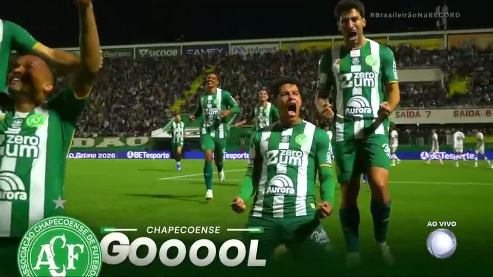 Chapecoense 1 x 0 São Paulo: confira os gols do jogo na narração de Cléber Machado
