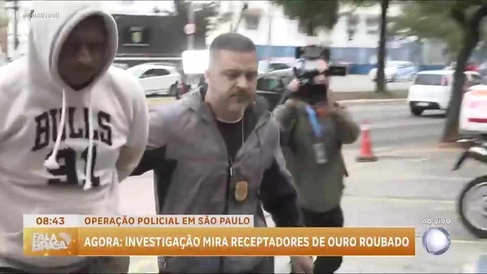 Polícia de São Paulo realiza operação contra receptadores de ouro
