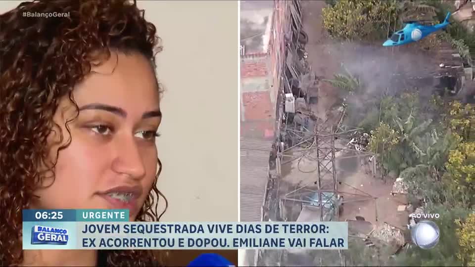 Jovem acorrentada e amordaçada por ex-marido fala com Balanço Geral: 'Achei que ia morrer ali'