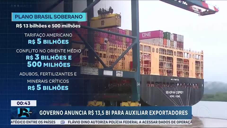 Governo federal aprova plano de R$ 13 bilhões para ajudar empresas afetadas pelo tarifaço americano