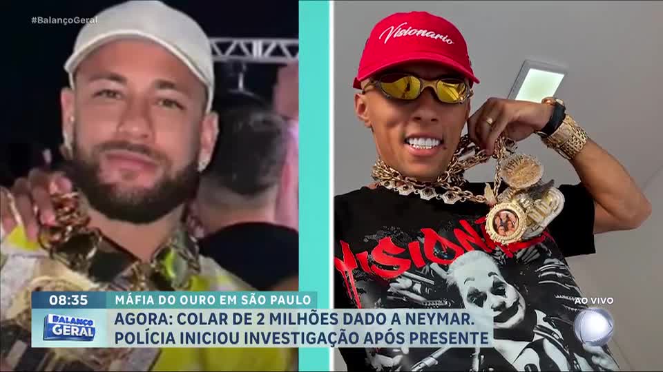 Polícia Civil de SP abre investigação sobre colar de R$ 2 milhões dado a Neymar por Buzeira