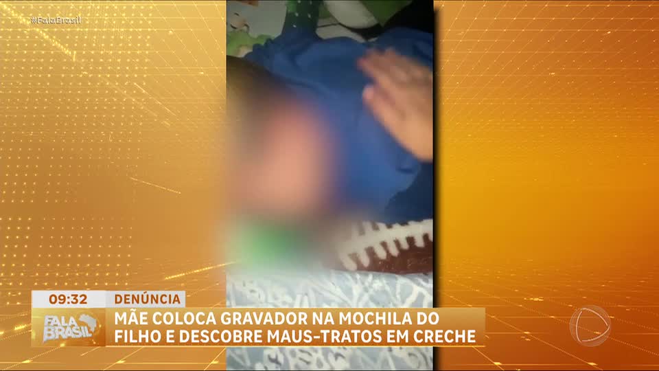 Mãe coloca gravador na mochila do filho e denuncia maus-tratos em creche de Guaratinguetá (SP)