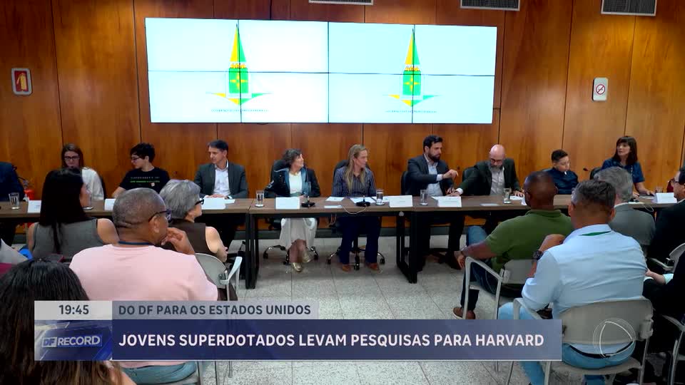Jovens superdotados do DF levam pesquisas para Harvard