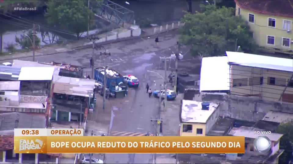 Operação do Bope ocupa o Complexo de Israel pelo segundo dia no Rio de Janeiro