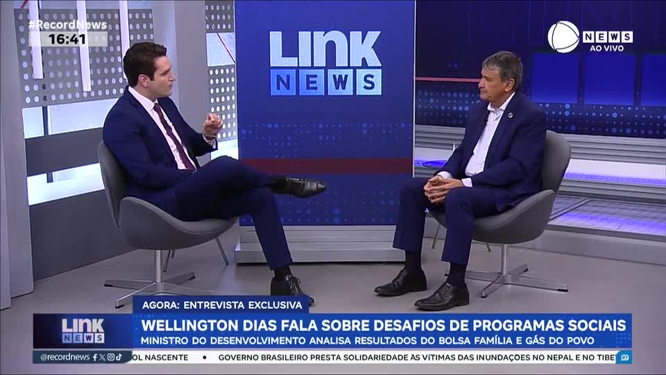 Ministro Wellington Dias dá entrevista exclusiva à RECORD NEWS; veja na íntegra