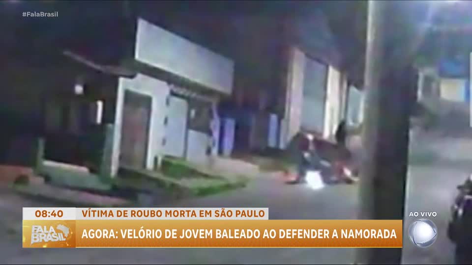 Jovem que morreu ao tentar proteger namorada em assalto é velado nesta quarta (26)
