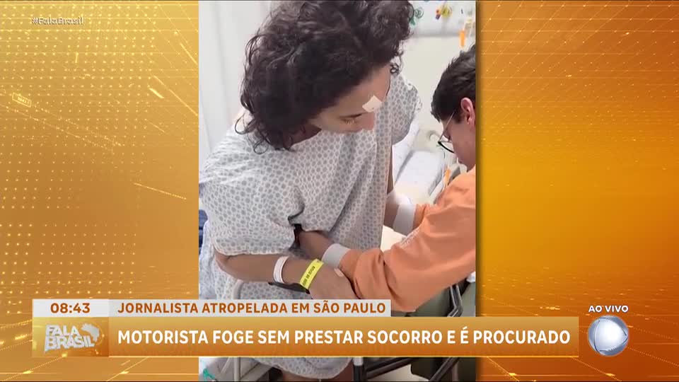 Jornalista atropelada em São Paulo sai da UTI após quatro dias
