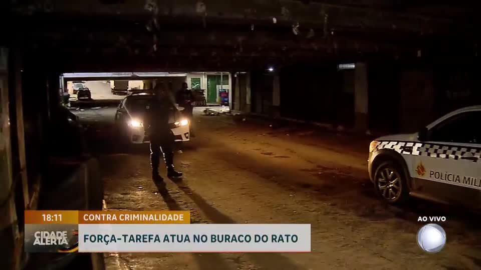 Polícia Militar realiza operação no 'Buraco do Rato' em Brasília