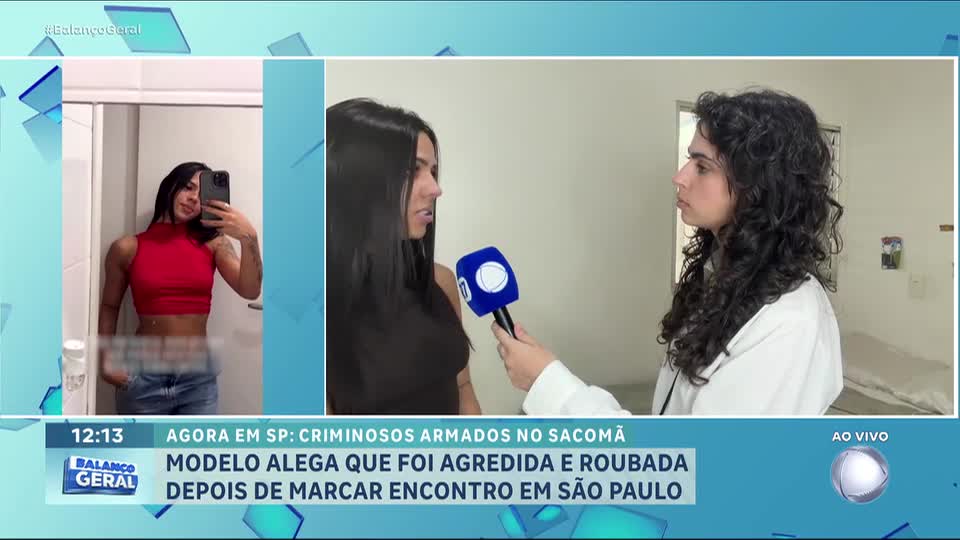 Modelo é vítima de golpe durante encontro marcado pela internet em SP