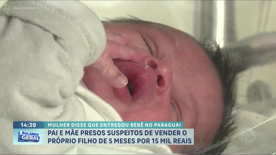 Casal é preso por suspeita de tráfico internacional de bebê em Foz do Iguaçu (PR)