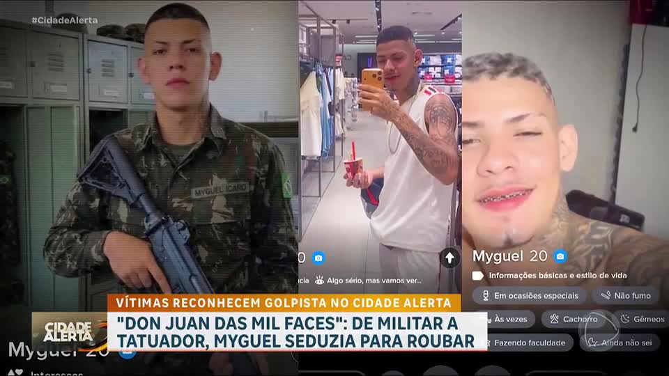'Don Juan das mil faces' se passa por militar para enganar mulheres