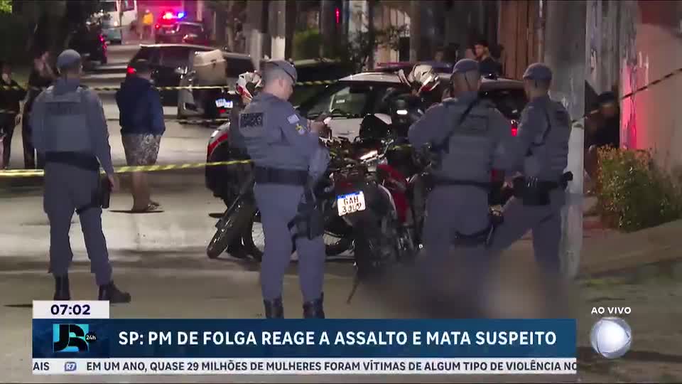 PM de folga reage a assalto e mata suspeito na zona oeste de São Paulo