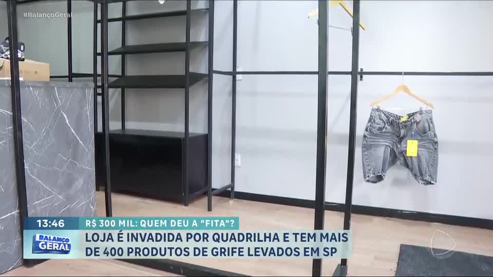 Criminosos invadem loja em Barueri (SP) e roubam R$ 300 mil em produtos de grife
