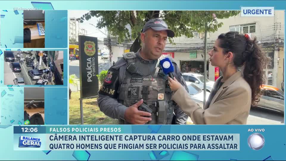 Criminosos que se passavam por policiais são presos em flagrante em SP