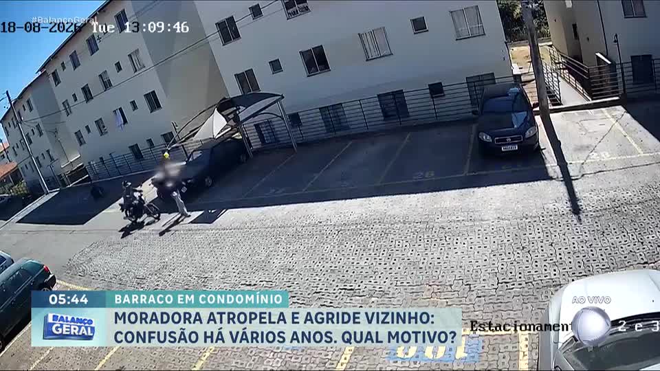 Mulher atropela e agride vizinho após discussão sobre cachorros de rua em condomínio de MG