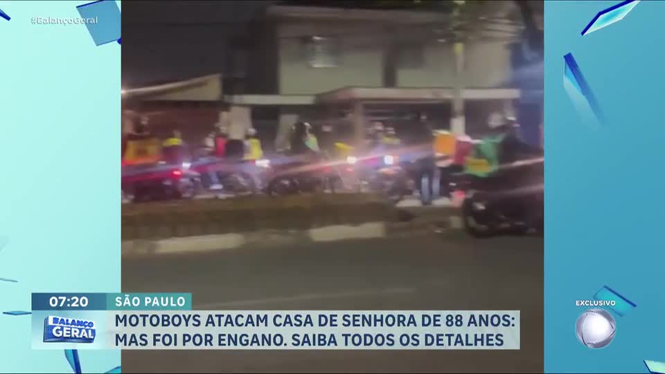 Motoboys tentam vingar colega por briga de R$ 20, atacam casa errada e aterrorizam idosa de 88 anos