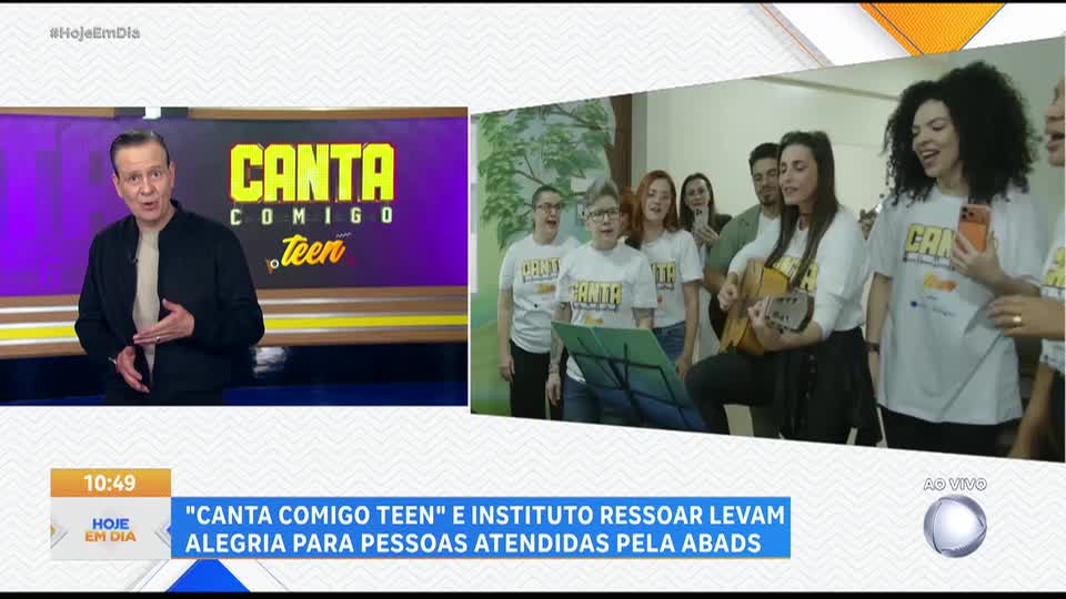 Canta Comigo Teen transforma música em solidariedade em ação com o Instituto Ressoar