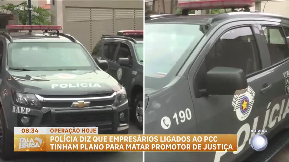 Polícia diz que empresários ligados ao PCC tinham plano para matar promotor de Justiça