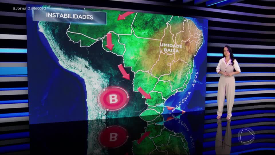 Previsão do Tempo: tempestades avançam pelo Sul, e calor segue com força no centro do Brasil
