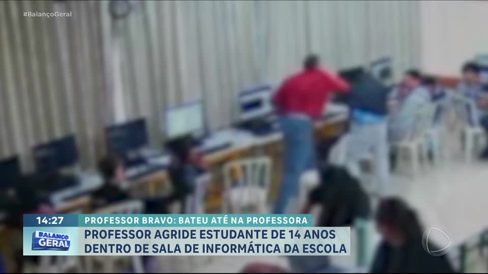 Professor agride aluno de 14 anos em escola de Ponta Grossa (PR)