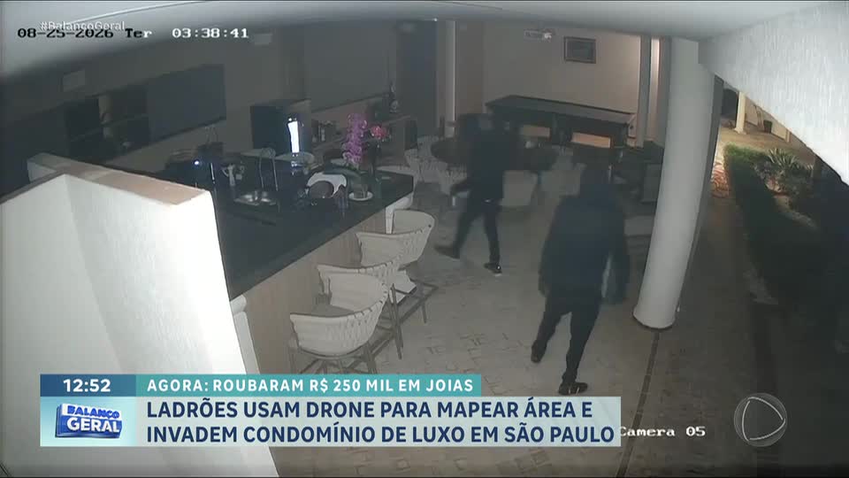 Criminosos usam drones para invadir casas em São Paulo