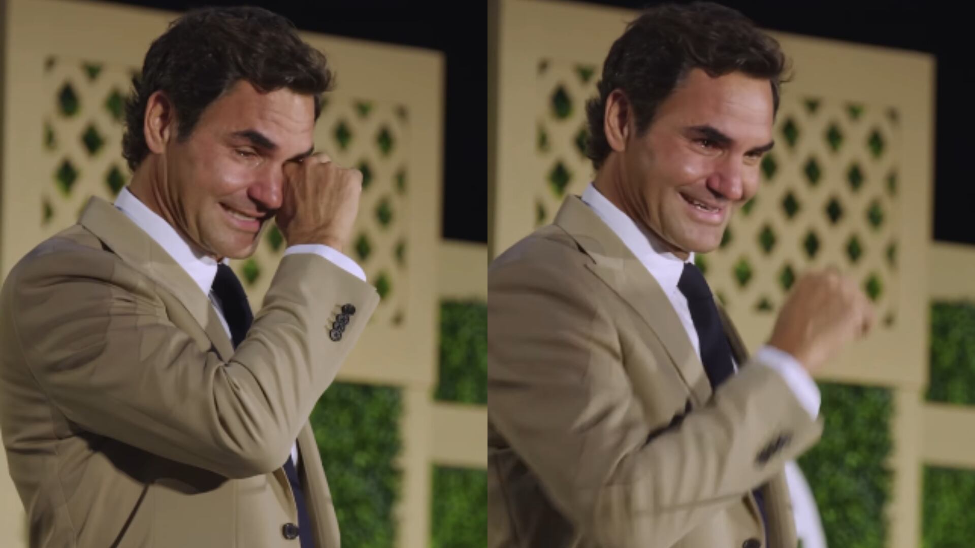 Lenda imortalizada: Roger Federer chora no Hall da Fama e exibe o lado vulnerável dos campeões
