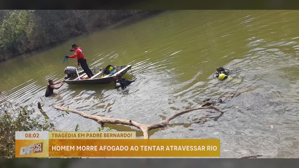 Homem de 68 anos morre ao tentar atravessar o Rio Verde em Goiás
