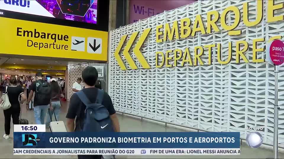 Governo federal estabelece política para padronizar o uso de biometria em aeroportos