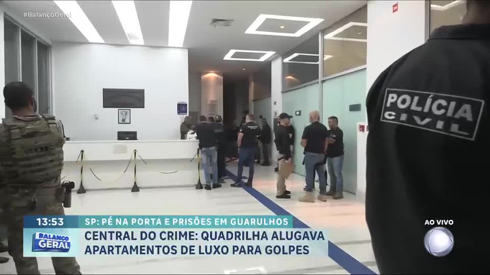 Polícia Civil desarticula central de golpes instalada em condomínio de luxo em Guarulhos (SP)