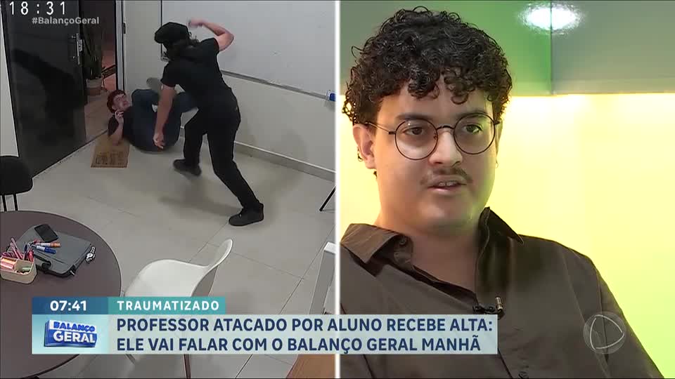 ‘Espero encontrar a paixão que eu tinha em outra atividade’, diz professor esfaqueado por aluno