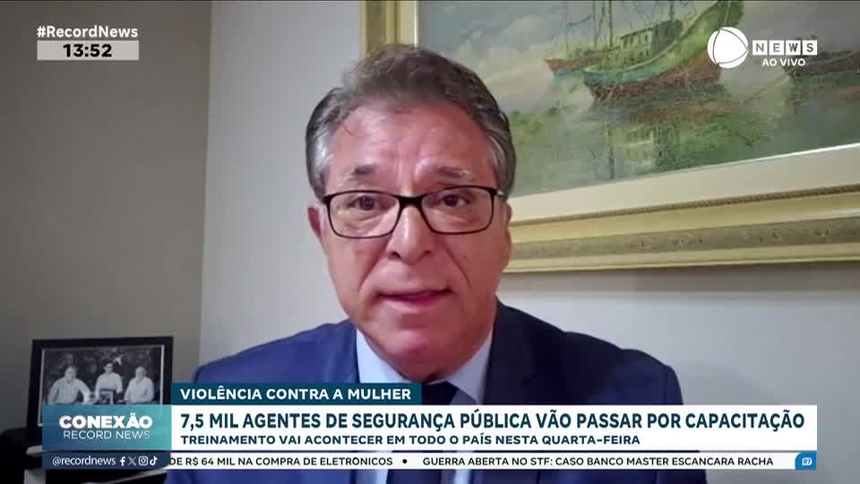 7,5 mil agentes de segurança pública vão passar por capacitação