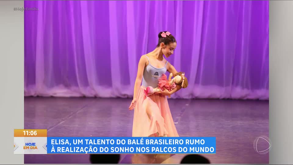Bailarina brasileira de 14 anos é aprovada em renomado conservatório de Portugal