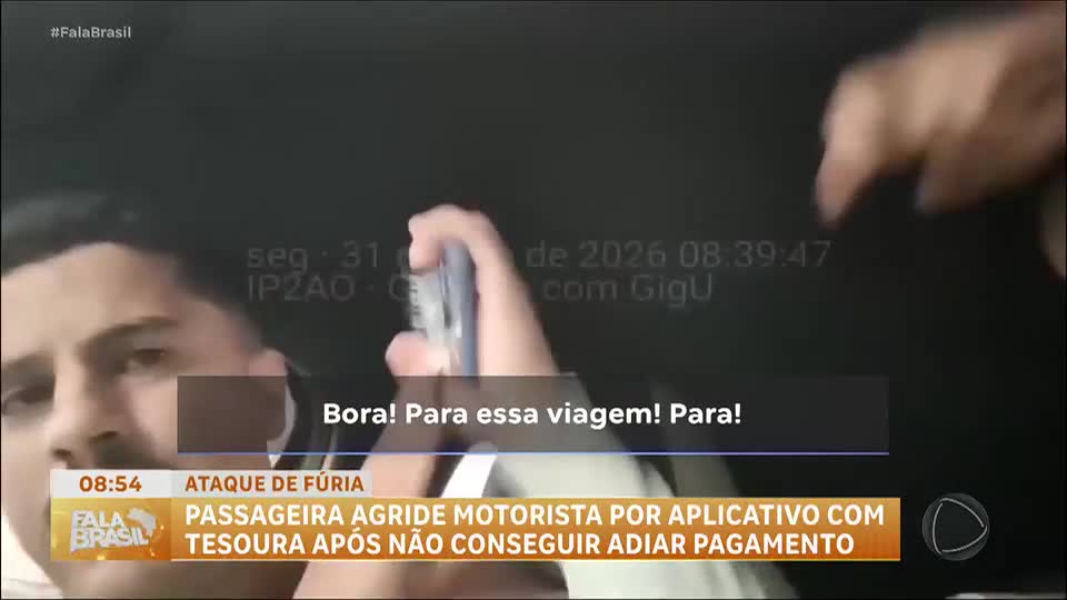 Motorista de aplicativo é atacado com tesoura por passageira em Salvador (BA)