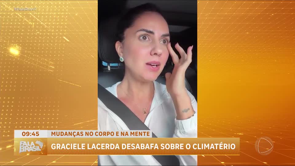 Climatério: Graciele Lacerda desabafa sobre desafios e cuidados na transição para a menopausa