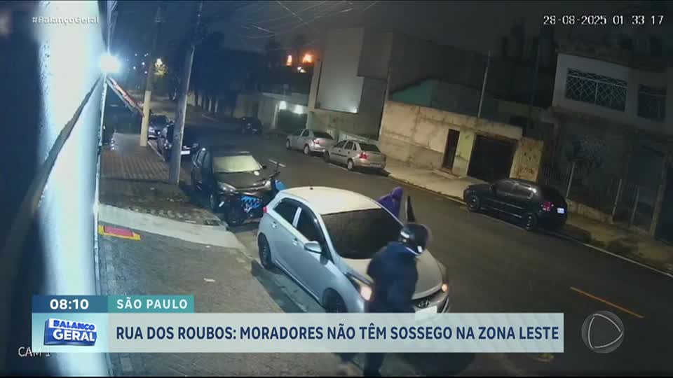 Moradores não têm sossego na 'Rua dos Roubos' na zona leste de São Paulo