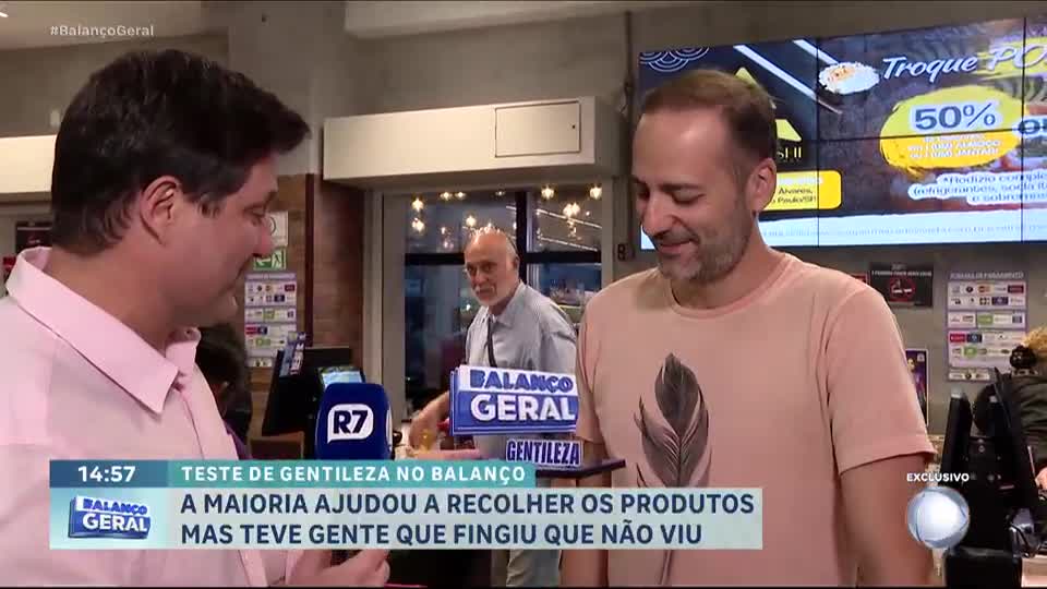 Experimento social em supermercado testa empatia de consumidores e premia gestos de gentileza