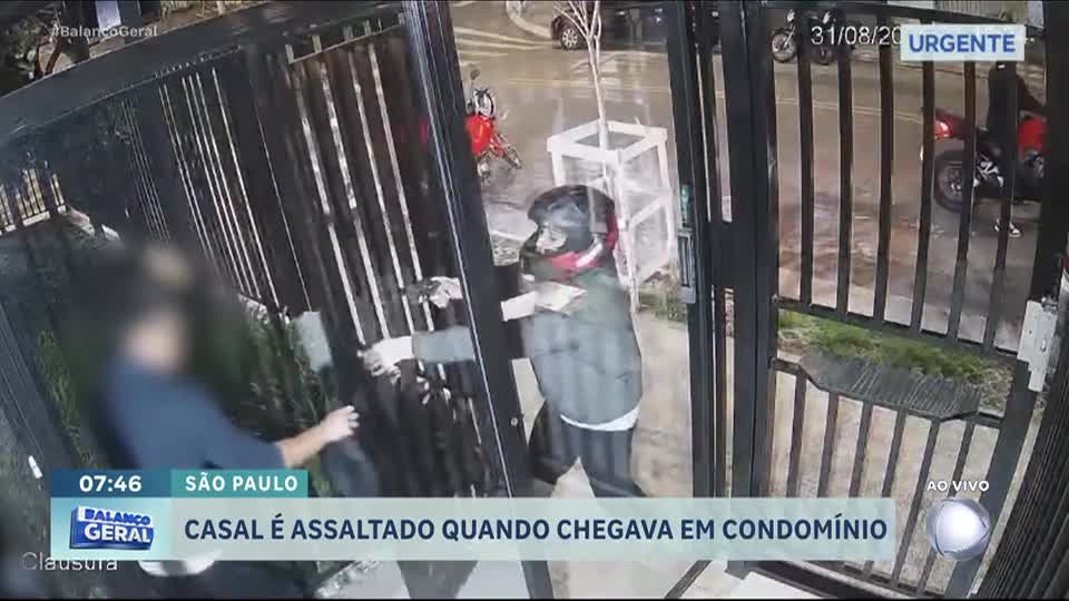 Casal é assaltado quando chegava em casa na zona sul de São Paulo