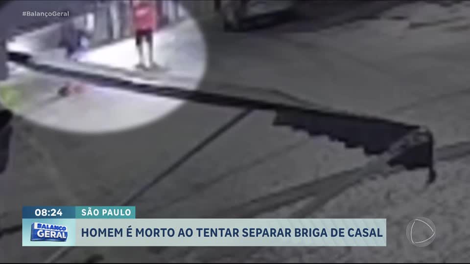 Homem é morto ao tentar separar briga de casal na Grande São Paulo