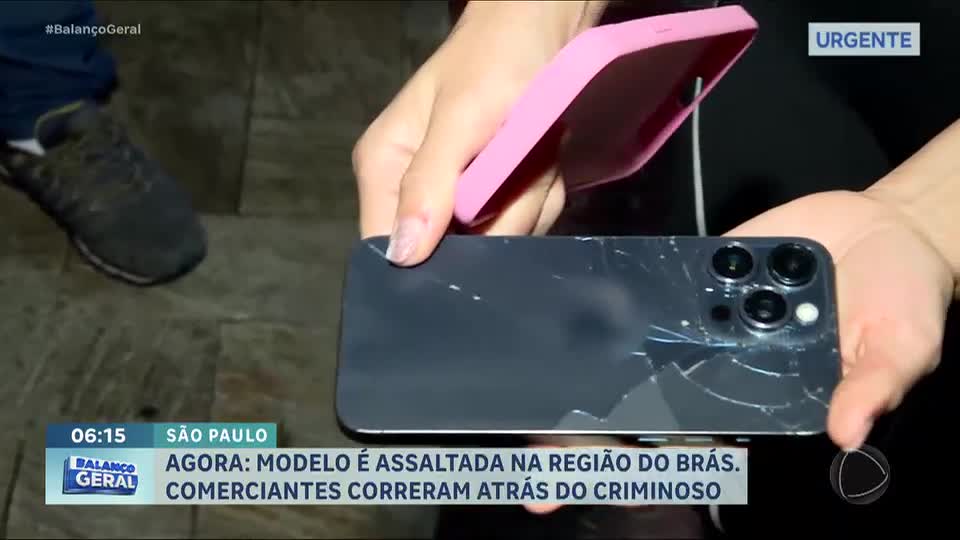 Modelo corre atrás de suspeito após ser vítima da 'Gangue do Quebra-Vidro' em São Paulo