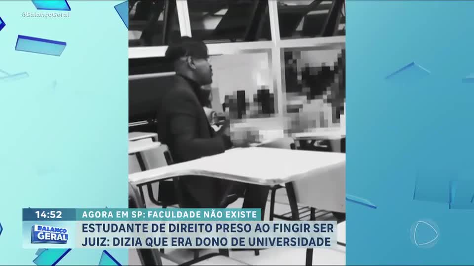 Câmera do Balanço: Estudante de Direito é preso após se passar por juiz em SP