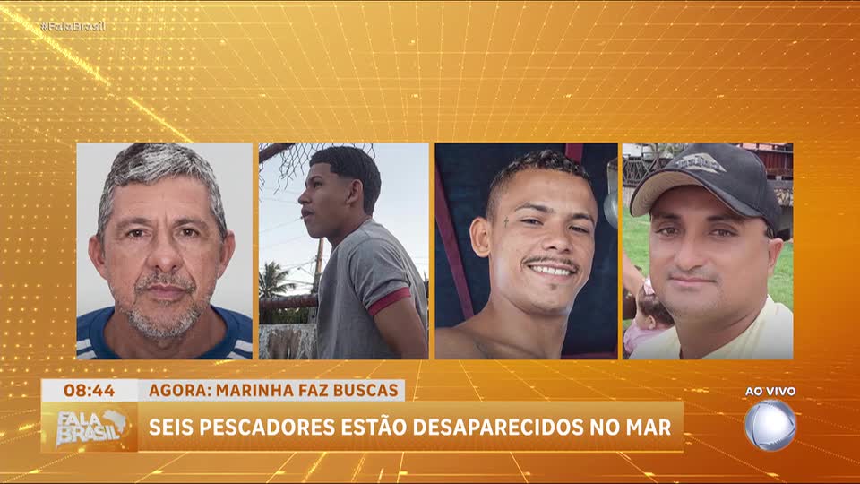 Seis pescadores estão desaparecidos em alto-mar no litoral do Ceará