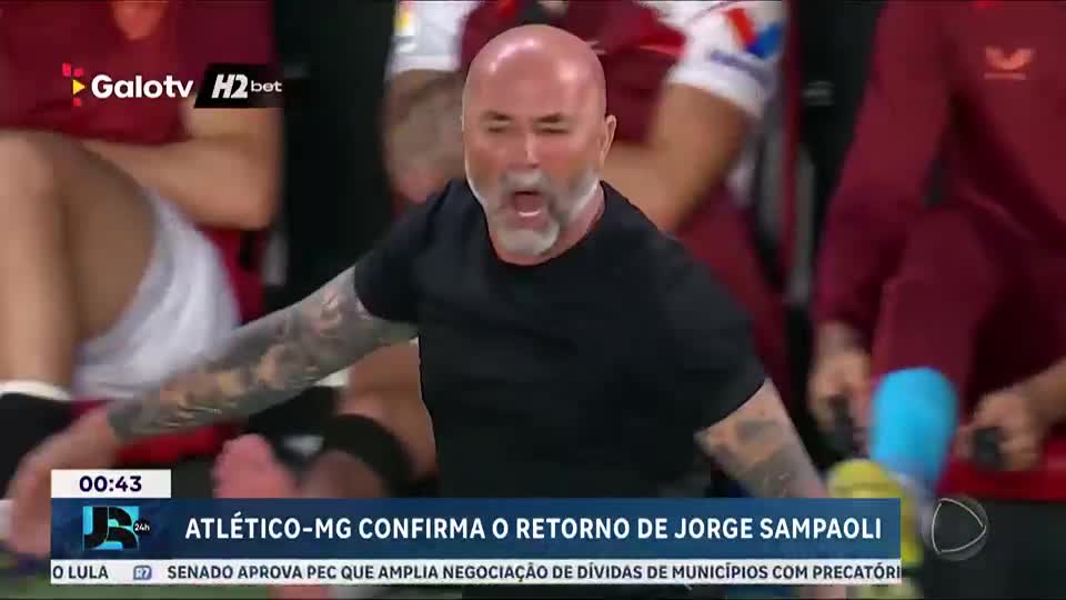 Atlético Mineiro anuncia Jorge Sampaoli como novo treinador