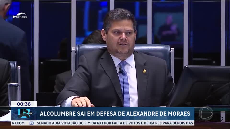 Alcolumbre defende Moraes após pressão por pedidos de impeachment no Senado