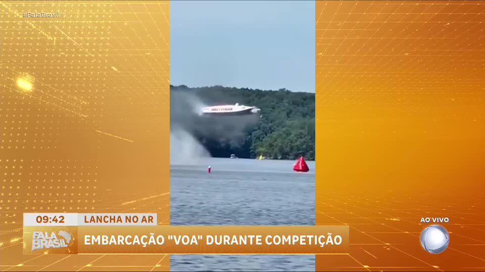 Lancha “voa” e atinge 320 km/h em competição nos Estados Unidos