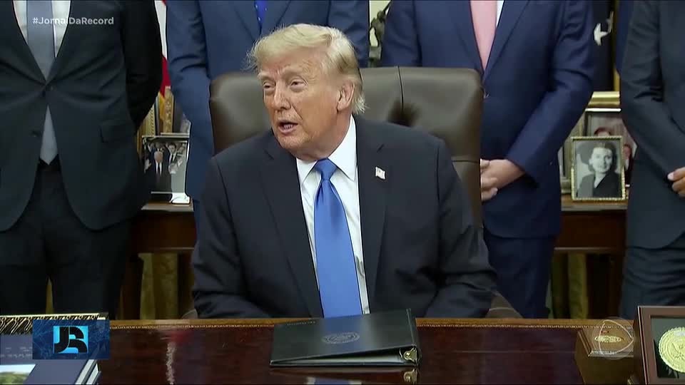 Trump afirma ter boa relação com o Brasil sem citar o presidente Lula
