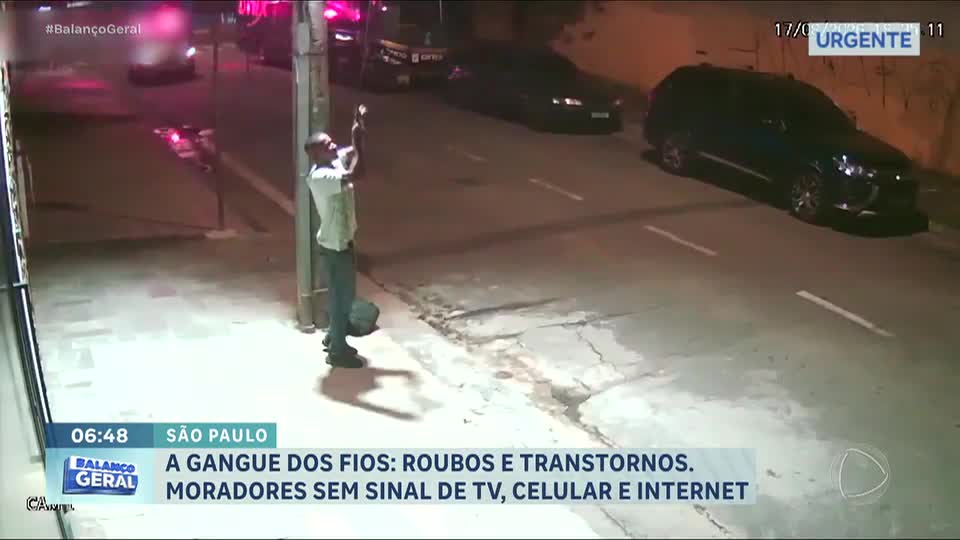 Gangue dos fios: roubo de cabos deixam moradores sem sinal de TV e internet em Guarulhos (SP)
