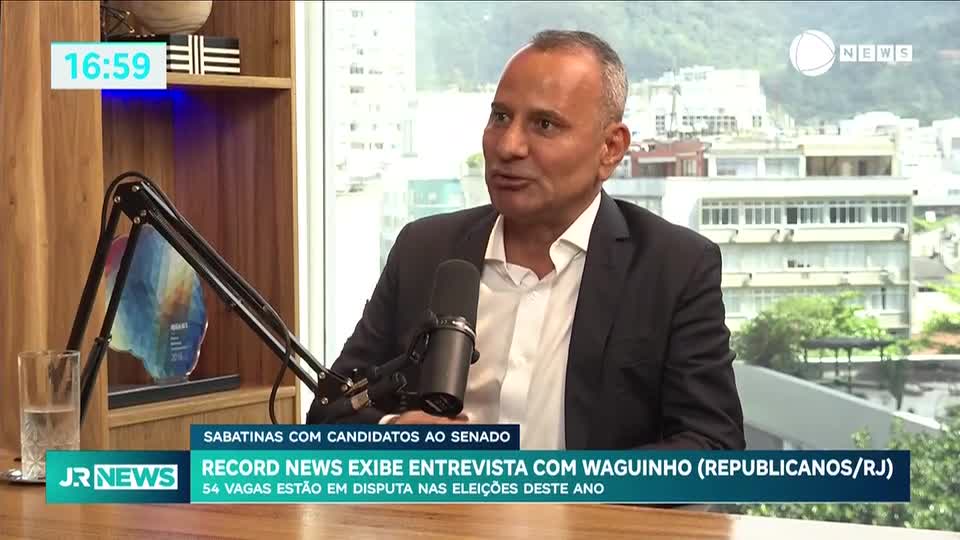 Assista à entrevista com Waguinho (Republicanos), candidato ao Senado pelo RJ