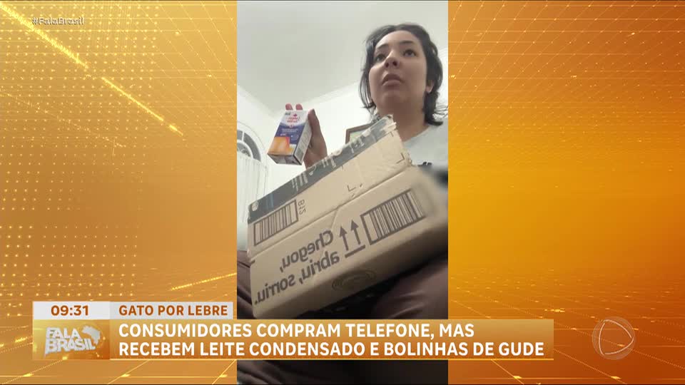Caixa de leite condensado no lugar de smartphone: consumidores relatam golpes em compras online