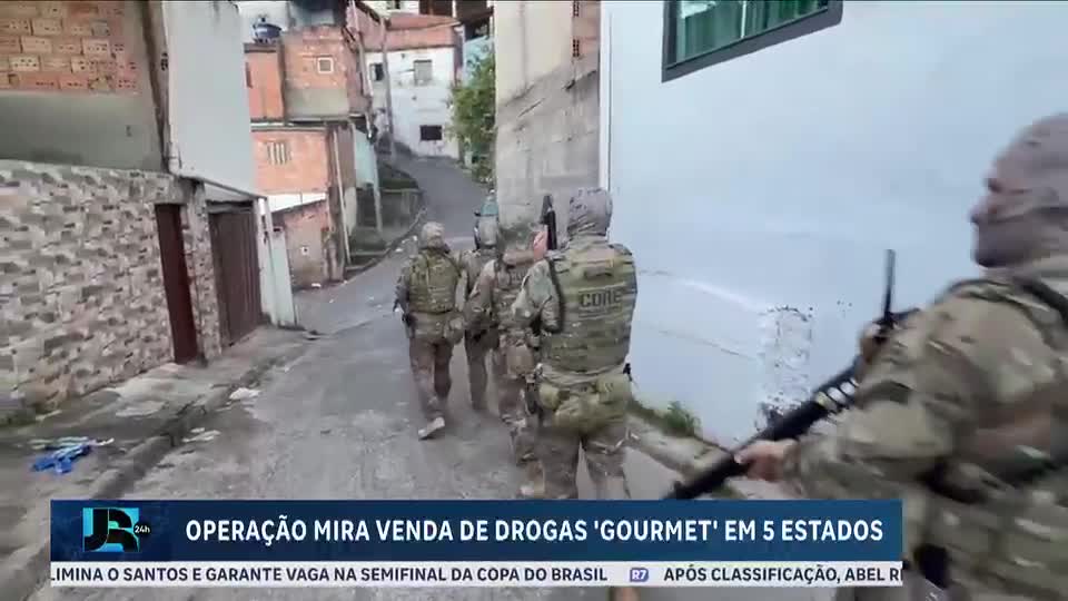 Polícia de Minas Gerais realiza operação contra venda de droga gourmet