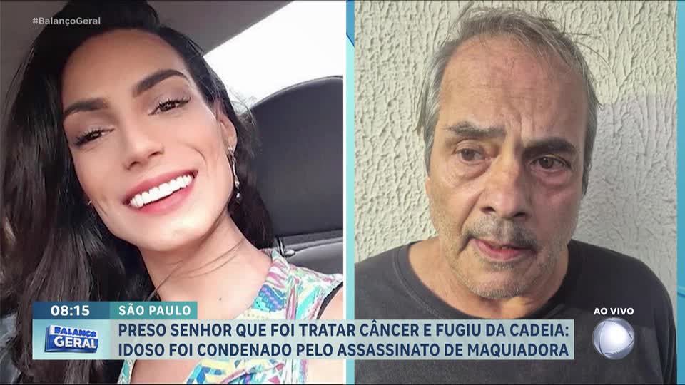 Assassino que fugiu após ser liberado da prisão para tratar câncer é detido no centro de São Paulo